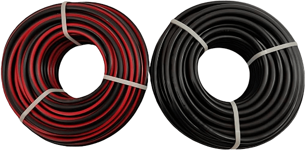 DC cable. Red & black