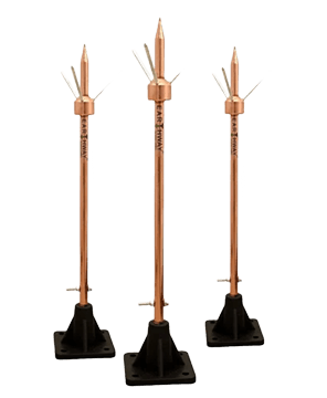 Lightning arrester multi spike